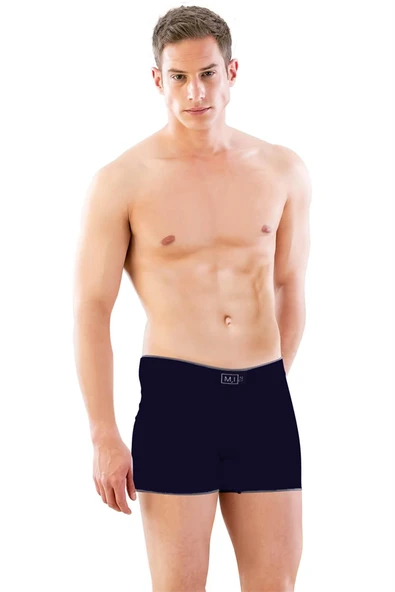 Arias Closet Lacivert MI Emay 2108 Seamless uzun Erkek Boxer ürün görseli 1