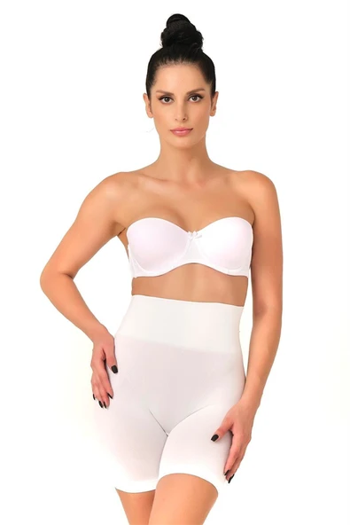 Arias Closet Beyaz MI Emay 2017 Düşük Bel Double Pantalon Korse ürün görseli 1