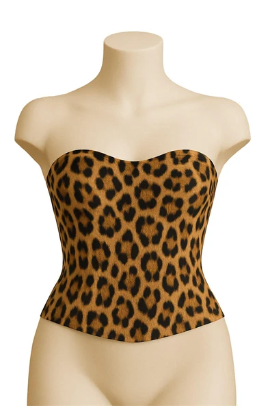 Arias Closet Leopar MI Emay 9155 Terletici Korse Büstiyer ürün görseli 1