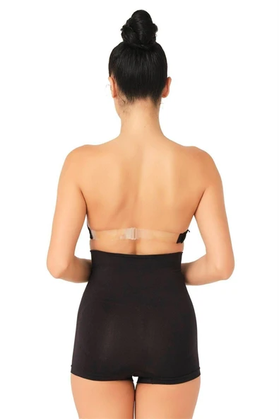Siyah Pantolon Double Korse - Resim 2