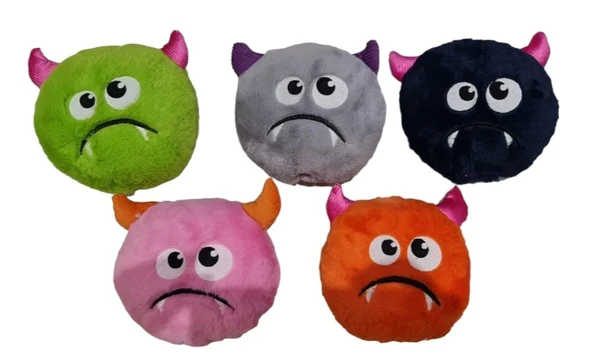 Sesli Peluş Monster Üzgün Köpek Oyuncağı 17 cm Çeşitli Renklerde - 12833 ürün görseli 1