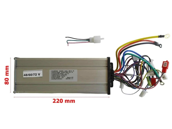 E-Bis Hız Kontrol Cdi Akıllı Beyin 48-60-72V 1200W 45A Büyük Kasa Yd Zwk ürün görseli 1