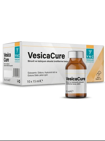 YNC Vesicacure Struvit ve Kalsiyum Oksalat Ürolitine Karşı 15 ml Likit 1 Adet - 13258-2 ürün görseli 1