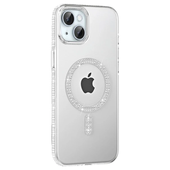 Joko Apple İphone 14 Move Taşlı Magsafe Kapak - Natural Grey ürün görseli 1