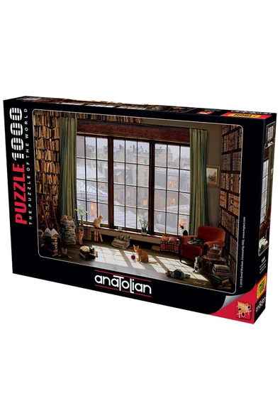 Anatolian 1000 Parçalık Puzzle - Pencere Kedileri 1065 ürün görseli 1