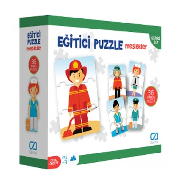 Eğitici Puzzle - Meslekler ürün görseli 1