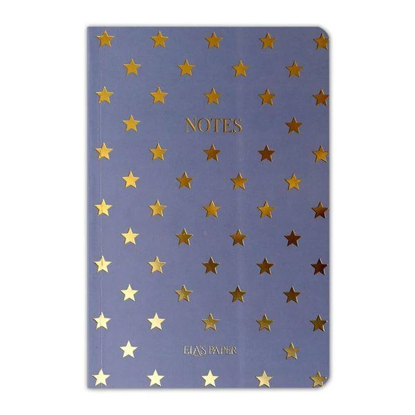 Yıldızlı Mor Defter ürün görseli 1