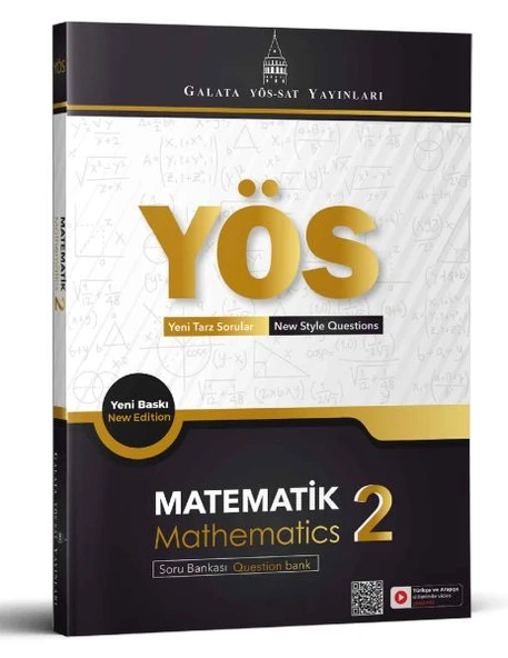 Galata YÖS-SAT Matematik 2 Soru Bankası ürün görseli 1