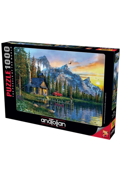 Anatolian 1000 Parçalık Puzzle - Dağevinde Günbatımı 1024 ürün görseli 1