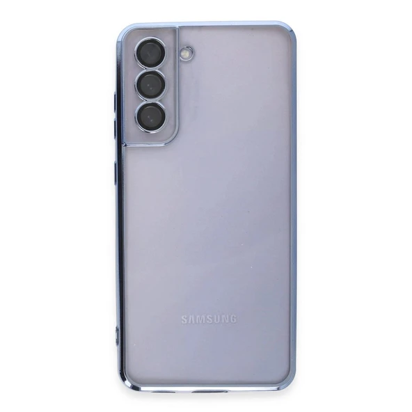 Samsung Galaxy S21 Fe Kılıf Razer Lensli Silikon - Açık Mavi ürün görseli 1