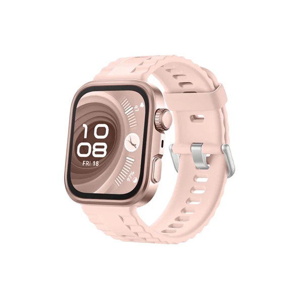 Huawei Fit 4 Nova Silikon Kordon (saat Değildir) - Pembe ürün görseli 1