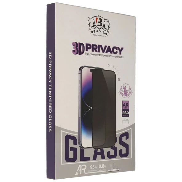 Samsung Galaxy S25 Edge Bilvis 3d Hayalet Cam Ekran Koruyucu ürün görseli 1