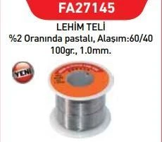 Fastbond 27145 Lehim Teli 1 mm 100 gr - 8695348271452 ürün görseli 1