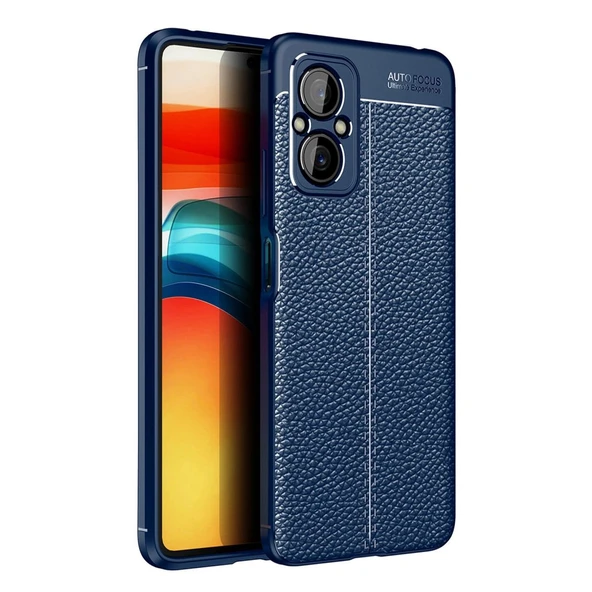 Xiaomi Poco M5 Kılıf Auto Focus Kapak - Lacivert ürün görseli 1