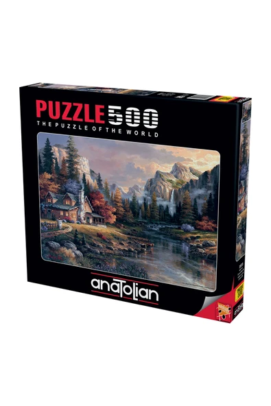 Anatolian 500 Parçalık Puzzle - Vadinin Sonundaki Ev 3533 ürün görseli 1