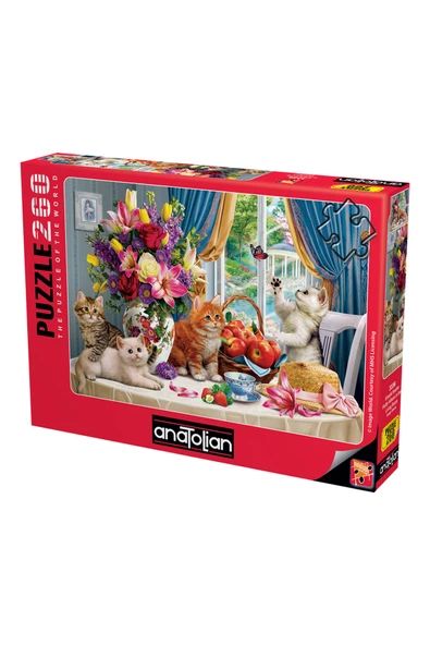 Anatolian 260 Parça XL Puzzle - Enerjik Kediler 3336 ürün görseli 1