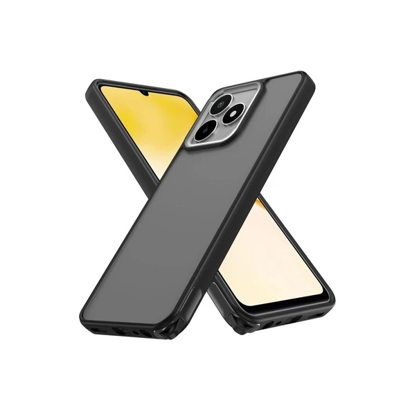 Realme C53 Kılıf Elegant Kapak - Siyah ürün görseli 1