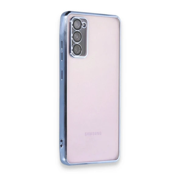 Samsung Galaxy S20 Fe Kılıf Razer Lensli Silikon - Açık Mavi ürün görseli 1
