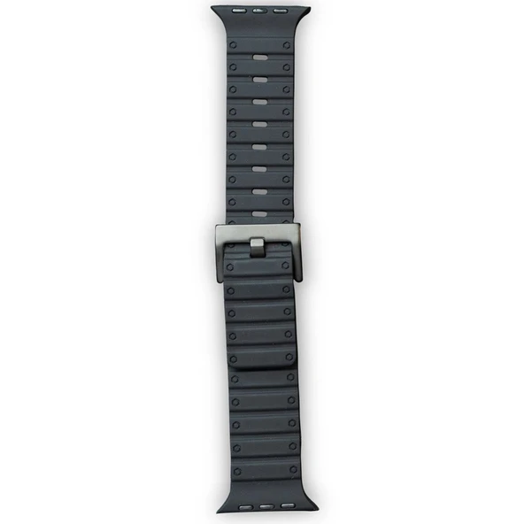Apple Watch 42mm Magnus Mıknatıslı Silikon Kordon (saat Değildir) - Siyah ürün görseli 1
