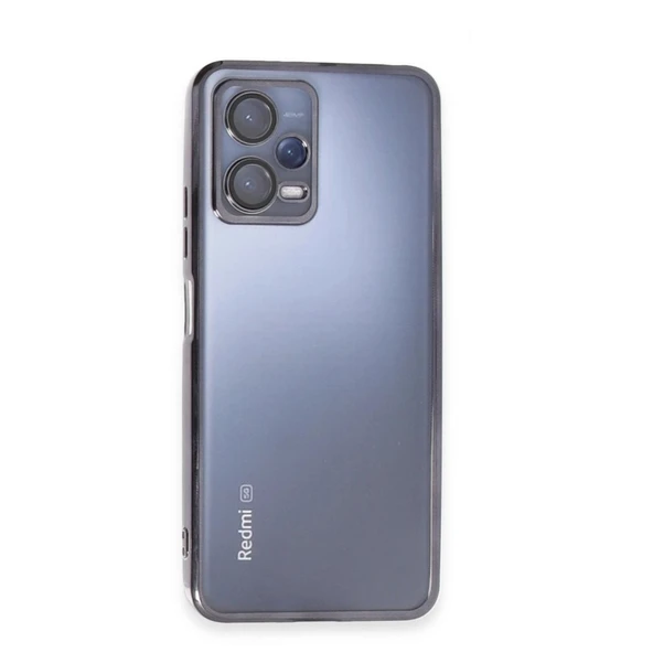 Xiaomi Redmi Note 12 5g Kılıf Razer Lensli Silikon - Siyah ürün görseli 1