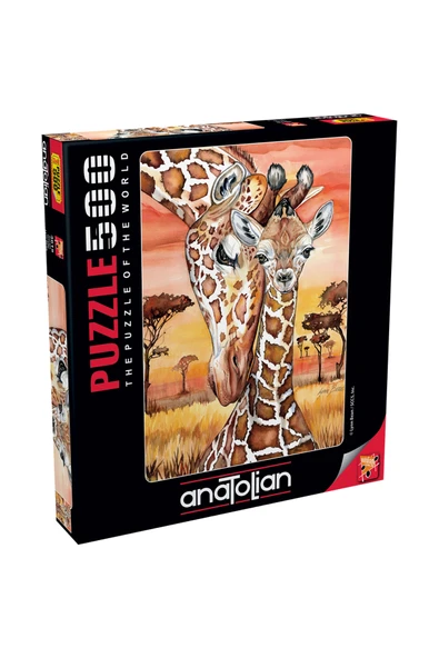 Anatolian 500 Parçalık Puzzle - Zürafa 3615 ürün görseli 1