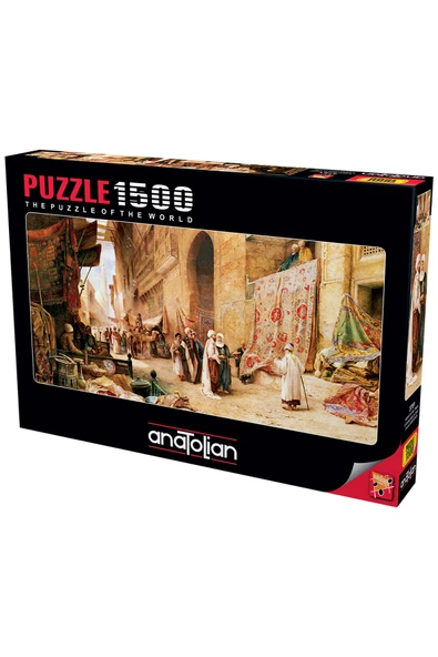 Anatolian 1500 Parçalık Puzzle - Kahire'de Halı Pazarı 3751 ürün görseli 1