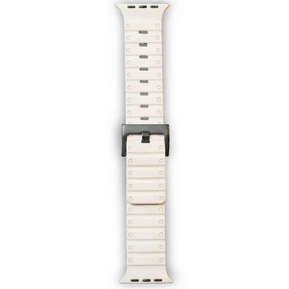 Apple Watch 42mm Magnus Mıknatıslı Silikon Kordon (saat Değildir) - Yıldız Işığı ürün görseli 1