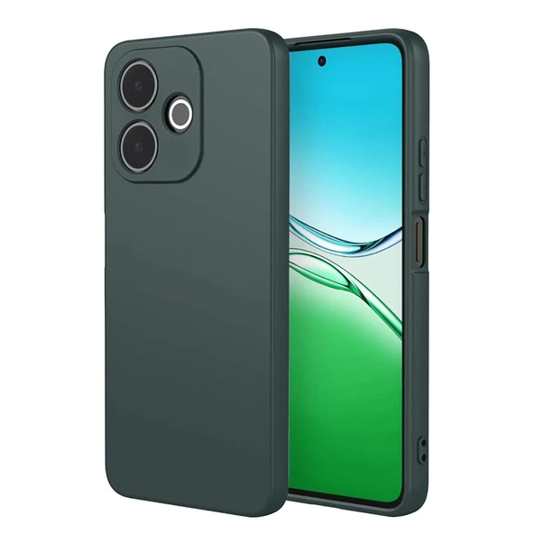 Oppo A5 Pro 4g First Silikon - Koyu Yeşil ürün görseli 1