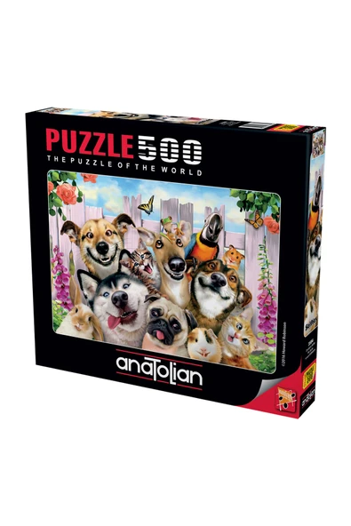 Anatolian 500 Parçalık Puzzle - Dostlarla Selfie 3584 ürün görseli 1