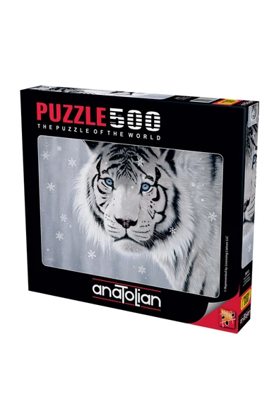 Anatolian 500 Parçalık Puzzle - Beyaz Kaplan 3613 ürün görseli 1