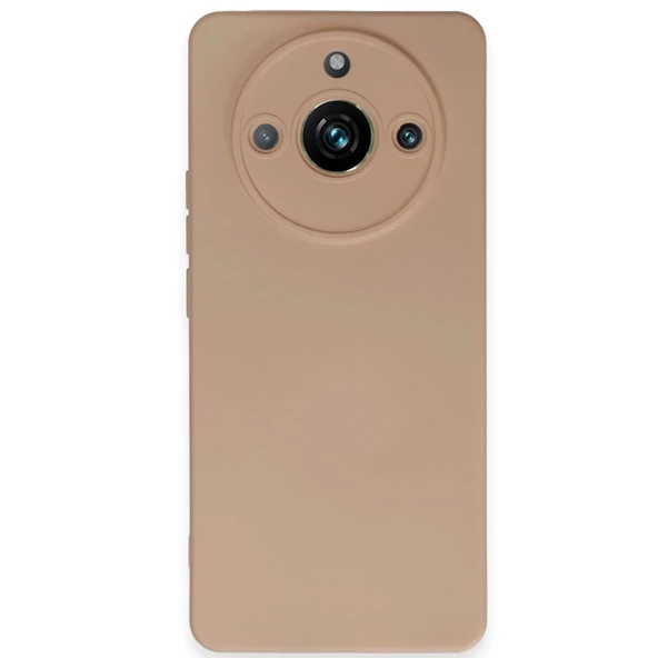 Realme 11 Pro Kılıf Nano İçi Kadife Silikon - Pudra ürün görseli 1