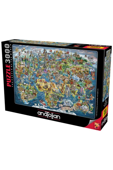 Anatolian 3000 Parçalık Puzzle - Harika Dünya 4923 ürün görseli 1