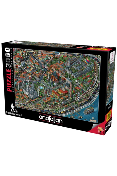 Anatolian 3000 Parçalık Puzzle - Fractal İstanbul 4913 ürün görseli 1