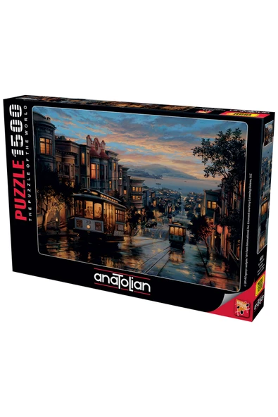 Anatolian 1500 Parçalık Puzzle - San Francisco Sokakları 4531 ürün görseli 1