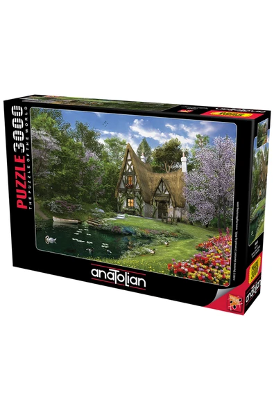 Anatolian 3000 Parçalık Puzzle - Göl Evi 4900 ürün görseli 1
