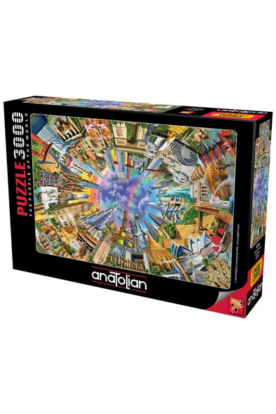 Anatolian 3000 Parçalık Puzzle - Dünya Anıtları 4916 ürün görseli 1