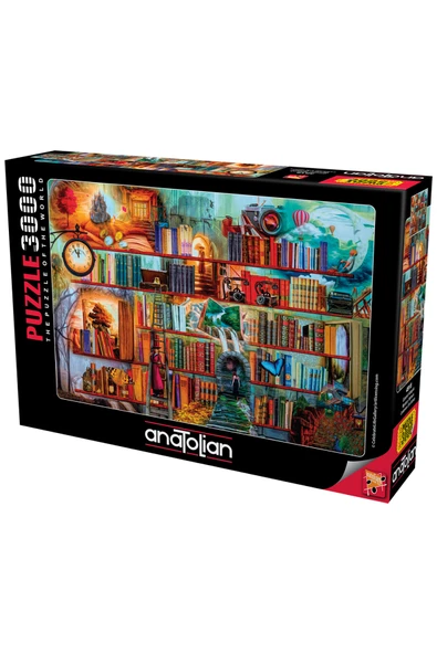 Anatolian 3000 Parçalık Puzzle - Gizemli Kitaplık 4918 ürün görseli 1