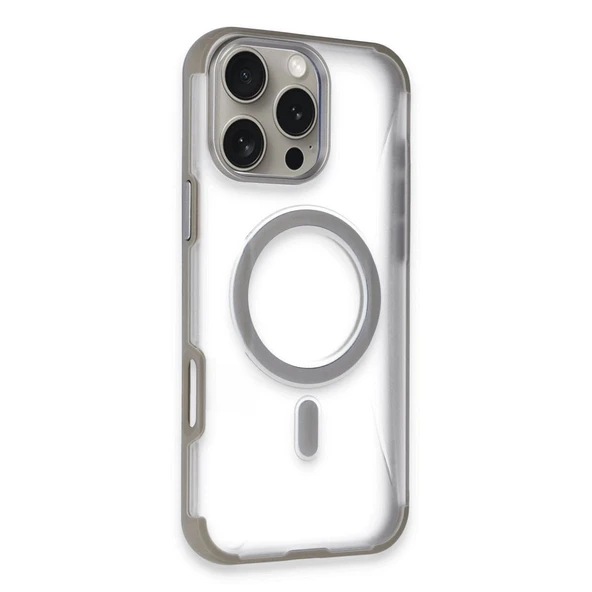 Joko Apple İphone 16 Pro Max Hilton Magsafe Kapak - Titan Gri ürün görseli 1