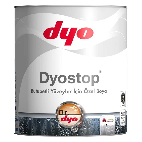 DYO Dyostop Rutubet ve Nem Boyası 0,75 Litre - 8693513310494 ürün görseli 1