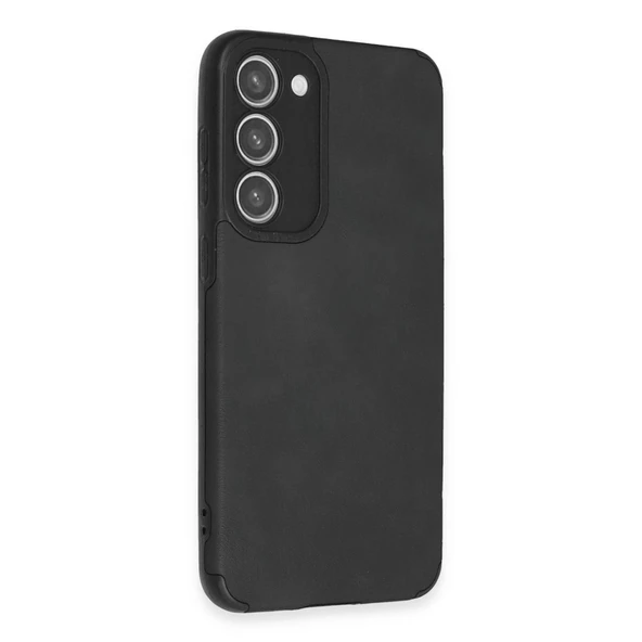 Samsung Galaxy S23 Plus Kılıf Loop Deri Silikon - Siyah - Resim 2
