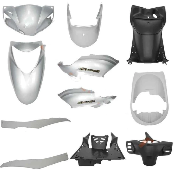 Honda Spacy 110 Kaporta Seti Gri 13 Parça ürün görseli 1