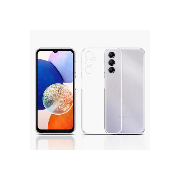Samsung Galaxy A14 4g Kılıf Lüx Şeffaf Silikon ürün görseli 1