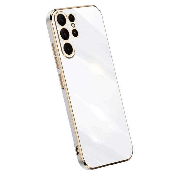 Samsung Galaxy S25 Ultra Kılıf Volet Silikon - Beyaz ürün görseli 1