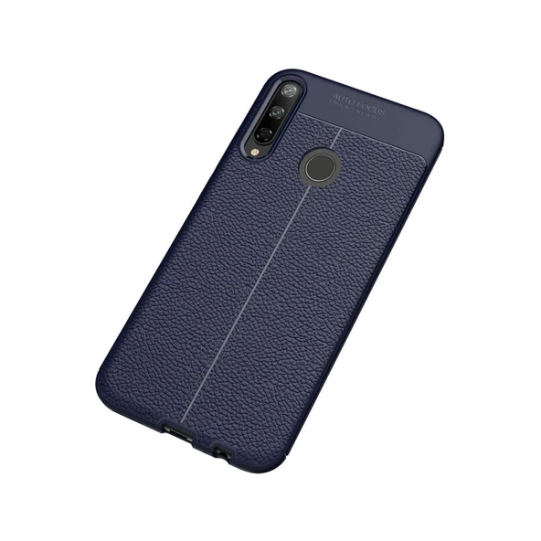 Huawei P40 Lite E Kılıf Auto Focus Kapak - Lacivert - Resim 2