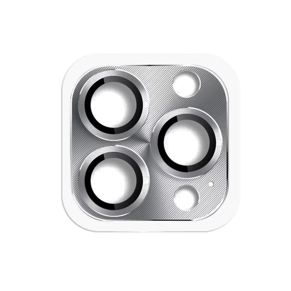 Apple İphone 16 Pro Max Pers Alüminyum Kamera Lens - Gri ürün görseli 1