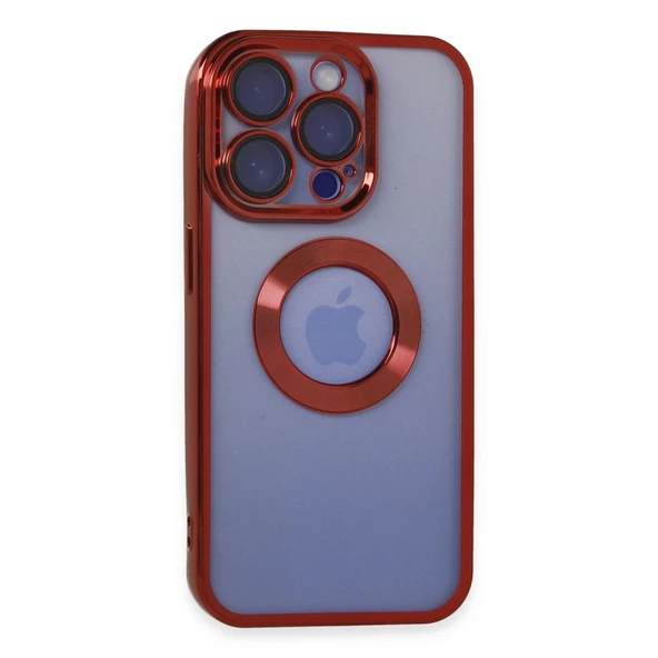 Apple İphone 15 Pro Max Kılıf Slot Silikon - Kırmızı ürün görseli 1