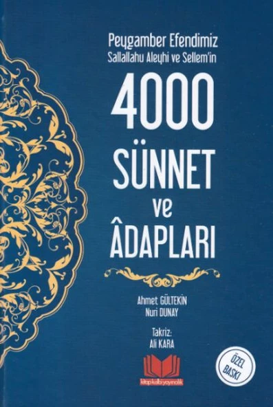 Peygamber Efendimiz Sallallahu Aleyhi ve Sellem'in 4000 Sünnet ve Adabları (Ciltli) ürün görseli 1