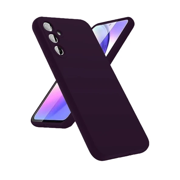 Samsung Galaxy A24 4g Kılıf First Silikon - Mor ürün görseli 1