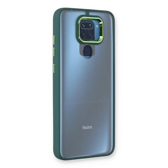 Xiaomi Redmi Note 9 Kılıf Dora Kapak - Haki Yeşil ürün görseli 1