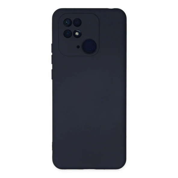 Xiaomi Redmi 10c Kılıf Nano İçi Kadife Silikon - Lacivert ürün görseli 1